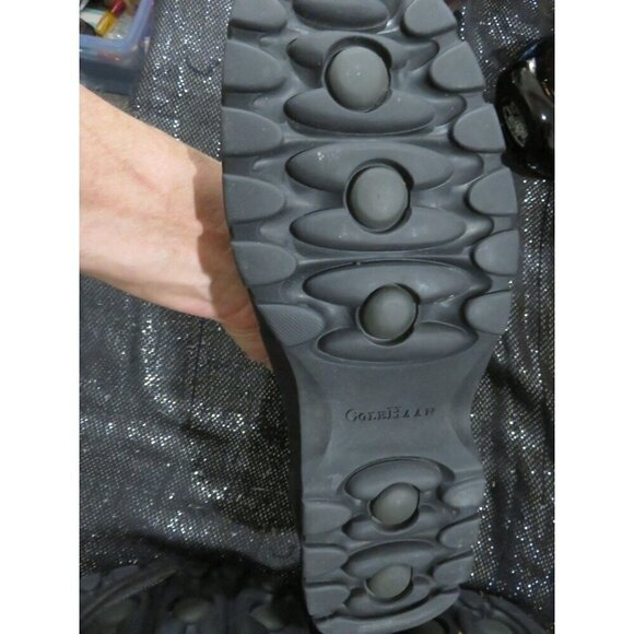 Cole Haan Zeno II Leather Slip on Loafers in Black sz 12 - Picture 7 of 9